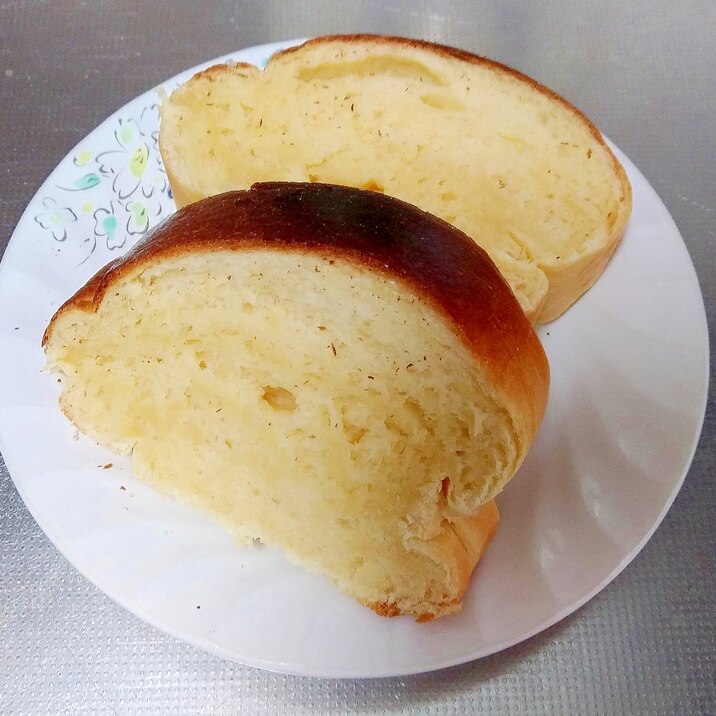 パウンド型で作る、ブリオッシュミニ食パン